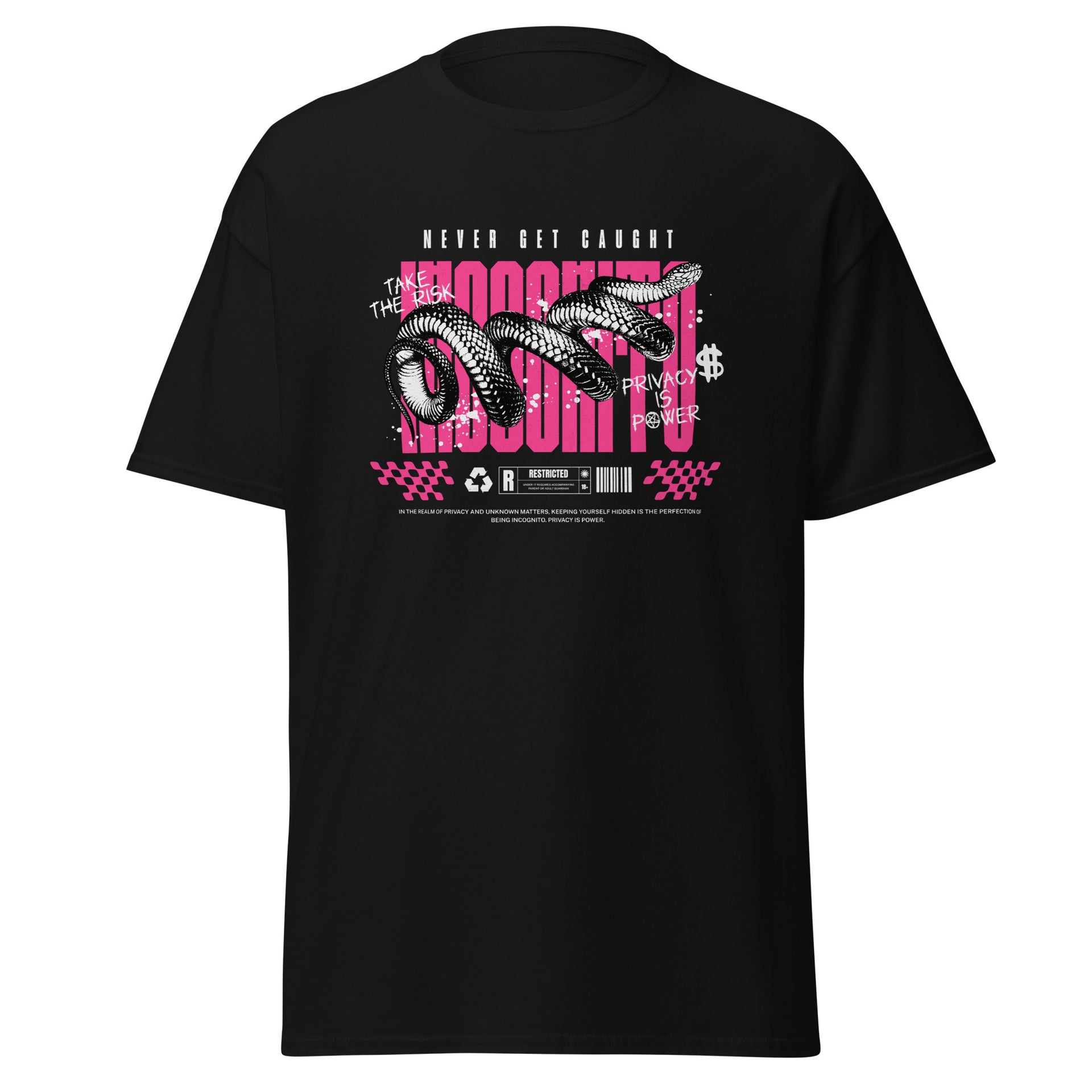 Incognito Snake T-Shirt (Front Design)